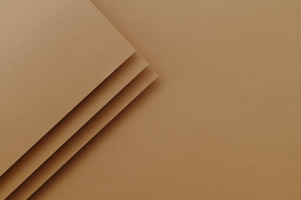 Brown Paper in Close Up Photography